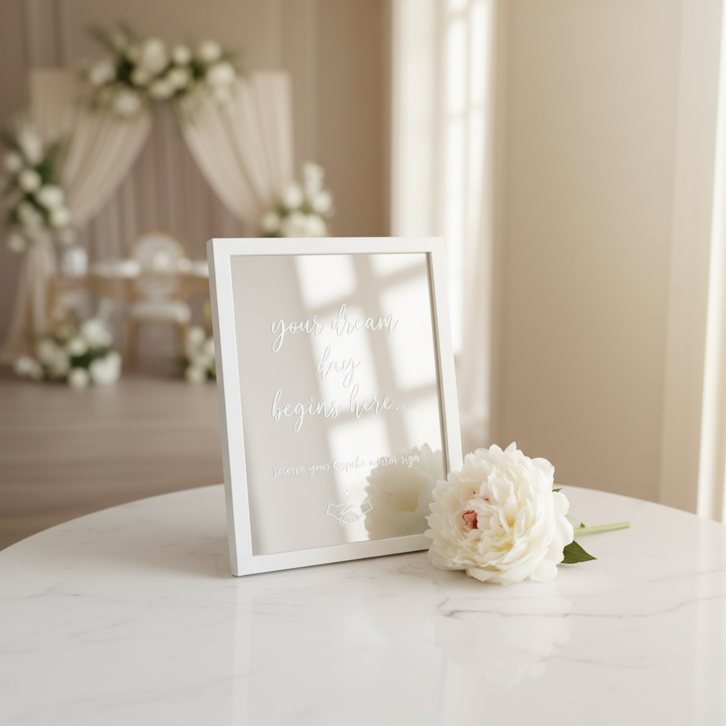 Custom Mirror Sign - Design Deposit Product Image