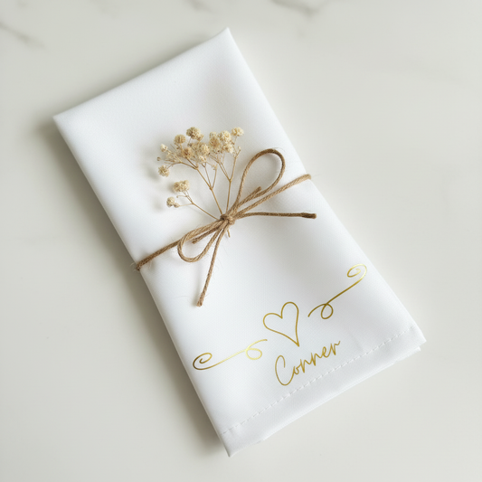 Place Card Napkin – Close-up